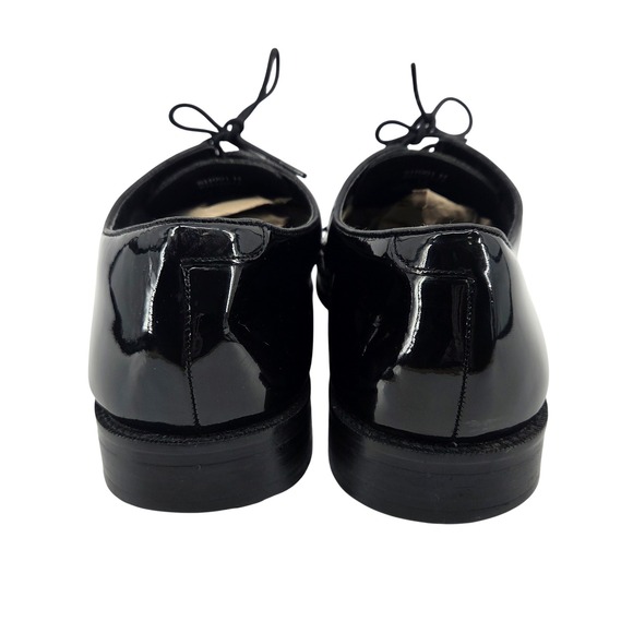 The Black Tux Mens Black Leather Oxford Dress‎ Shoes Formal Tuxedo Size 12 - Picture 7 of 10